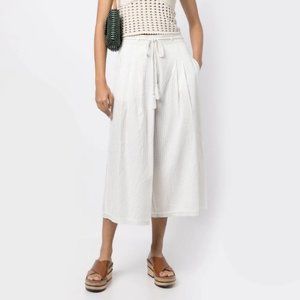 ULLA JOHNSON Eloisa vertical-stripe culottes - 4
